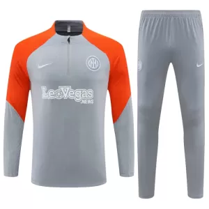 Inter Milan Trenings Collegegenser Set 2023/2024 Grå
