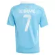 Belgia Kevin De Bruyne 7 Bortetrøye Barn EM 2024