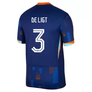Nederland De Ligt 3 Bortetrøye EM 2024