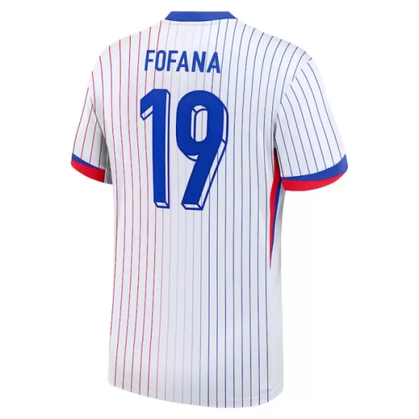 Frankrike Fofana 19 Bortetrøye EM 2024
