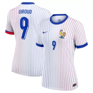 Frankrike Olivier Giroud 9 Bortetrøye Dame EM 2024 Frankrike Olivier Giroud 9 Bortetrøye Dame EM 2024
