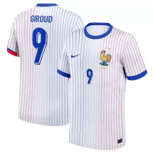Frankrike Olivier Giroud 9 Bortetrøye EM 2024 Frankrike Olivier Giroud 9 Bortetrøye EM 2024