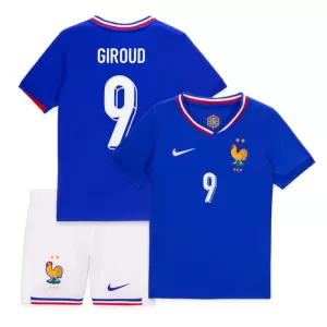 Frankrike Olivier Giroud 9 Hjemmetrøye Barn EM 2024 Frankrike Olivier Giroud 9 Hjemmetrøye Barn EM 2024