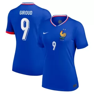 Frankrike Olivier Giroud 9 Hjemmetrøye Dame EM 2024 Frankrike Olivier Giroud 9 Hjemmetrøye Dame EM 2024
