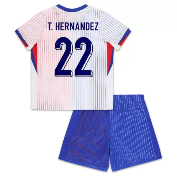 Frankrike T. Hernandez 22 Bortetrøye Barn EM 2024