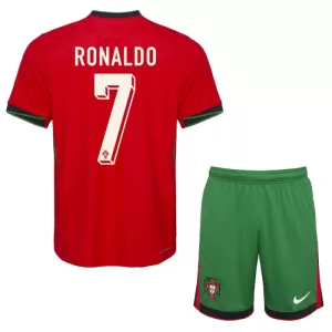 Portugal Cristiano Ronaldo 7 Hjemmetrøye Barn EM 2024 Portugal Cristiano Ronaldo 7 Hjemmetrøye Barn EM 2024