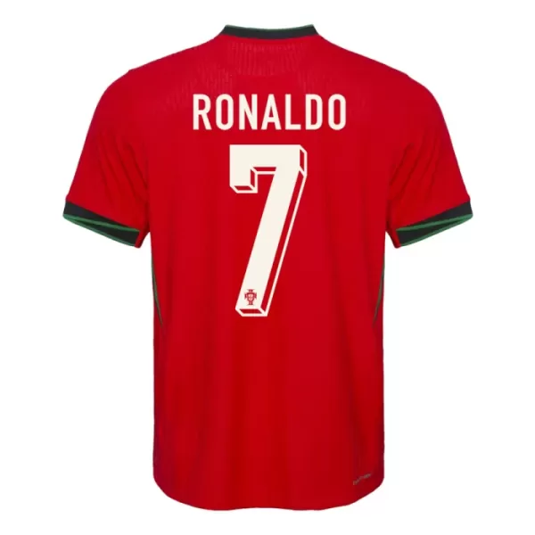 Portugal Cristiano Ronaldo 7 Hjemmetrøye Barn EM 2024