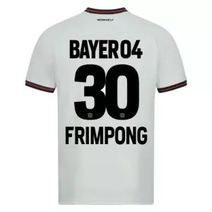 Bayer 04 Leverkusen Jeremie Frimpong 30 Bortetrøye 2023/2024 Bayer 04 Leverkusen Jeremie Frimpong 30 Bortetrøye 2023/2024