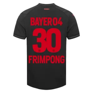 Bayer 04 Leverkusen Jeremie Frimpong 30 Hjemmetrøye 2023/2024 Bayer 04 Leverkusen Jeremie Frimpong 30 Hjemmetrøye 2023/2024