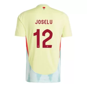 Spania Joselu 12 Bortetrøye EM 2024