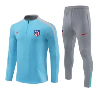 Atlético Madrid Trenings Collegegenser Set Barn 2024/2025 Blå Atlético Madrid Trenings Collegegenser Set Barn 2024/2025 Blå