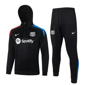 Barcelona Hoodie Trenings Collegegenser Set 2024/2025 Svart Barcelona Hoodie Trenings Collegegenser Set 2024/2025 Svart