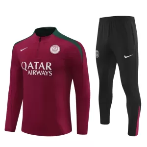 Paris Saint-Germain Trenings Collegegenser Set 2024/2025 Rød Paris Saint-Germain Trenings Collegegenser Set 2024/2025 Rød