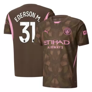 Manchester City Ederson Moraes 31 Målvakt Hjemmetrøye 2024/2025 Manchester City Ederson Moraes 31 Målvakt Hjemmetrøye 2024/2025