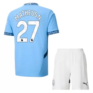 Manchester City Matheus Nunes 27 Hjemmetrøye Barn 2024/2025 Manchester City Matheus Nunes 27 Hjemmetrøye Barn 2024/2025