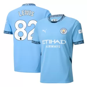 Manchester City Rico Lewis 82 Hjemmetrøye 2024/2025 Manchester City Rico Lewis 82 Hjemmetrøye 2024/2025