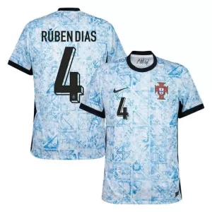 Portugal Rúben Dias 4 Bortetrøye EM 2024 Portugal Rúben Dias 4 Bortetrøye EM 2024