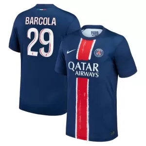 Paris Saint-Germain Bradley Barcola 29 Hjemmetrøye 2024/2025 Paris Saint-Germain Bradley Barcola 29 Hjemmetrøye 2024/2025