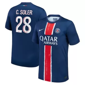 Paris Saint-Germain Carlos Soler 28 Hjemmetrøye 2024/2025 Paris Saint-Germain Carlos Soler 28 Hjemmetrøye 2024/2025
