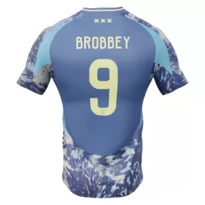 Ajax Amsterdam Brian Brobbey 9 Bortetrøye 2024/2025 Ajax Amsterdam Brian Brobbey 9 Bortetrøye 2024/2025