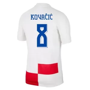 Kroatia Mateo Kovacic 8 Hjemmetrøye EM 2024 Kroatia Mateo Kovacic 8 Hjemmetrøye EM 2024