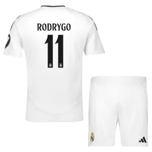 Real Madrid Rodrygo Goes 11 Hjemmetrøye Barn 2024/2025 Real Madrid Rodrygo Goes 11 Hjemmetrøye Barn 2024/2025