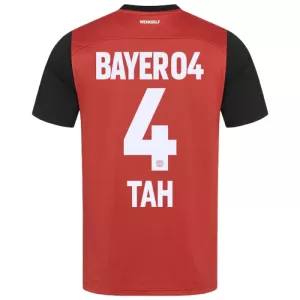 Bayer 04 Leverkusen Jonathan Tah 4 Hjemmetrøye 2024/2025 Bayer 04 Leverkusen Jonathan Tah 4 Hjemmetrøye 2024/2025