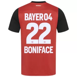 Bayer 04 Leverkusen Victor Boniface 22 Hjemmetrøye 2024/2025 Bayer 04 Leverkusen Victor Boniface 22 Hjemmetrøye 2024/2025