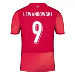 Polen Robert Lewandowski 9 Bortetrøye EM 2024 Polen Robert Lewandowski 9 Bortetrøye EM 2024