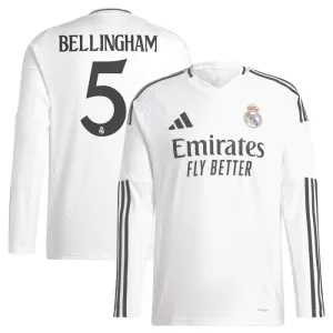 Real Madrid Jude Bellingham 5 Hjemmetrøye 2024/2025 Langermet Real Madrid Jude Bellingham 5 Hjemmetrøye 2024/2025 Langermet