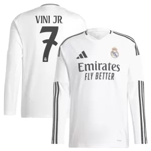 Real Madrid Vinicius Junior 7 Hjemmetrøye 2024/2025 Langermet Real Madrid Vinicius Junior 7 Hjemmetrøye 2024/2025 Langermet