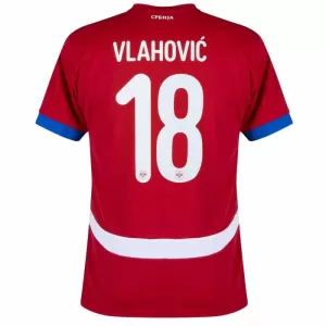 Serbia Vlahovic 18 Hjemmetrøye EM 2024