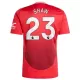 Manchester United Shaw 23 Hjemmetrøye 2024/2025