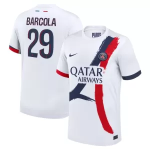 Paris Saint-Germain Bradley Barcola 29 Bortetrøye 2024/2025 Paris Saint-Germain Bradley Barcola 29 Bortetrøye 2024/2025