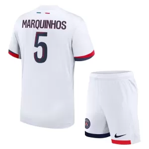 Paris Saint-Germain Marquinhos 5 Bortetrøye Barn 2024/2025 Paris Saint-Germain Marquinhos 5 Bortetrøye Barn 2024/2025