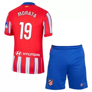 Atlético Madrid Morata 19 Hjemmetrøye Barn 2024/2025 Atlético Madrid Morata 19 Hjemmetrøye Barn 2024/2025
