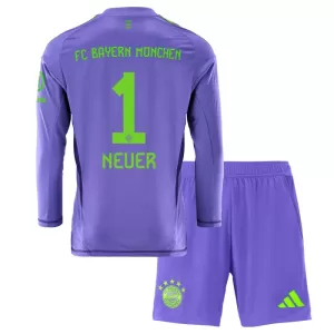 FC Bayern München Manuel Neuer 1 Bortetrøye Målvakt Barn 2024/2025 FC Bayern München Manuel Neuer 1 Bortetrøye Målvakt Barn 2024/2025
