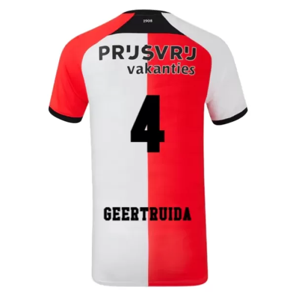 Feyenoord Rotterdam Geertruida 4 Hjemmetrøye Barn 2024/2025