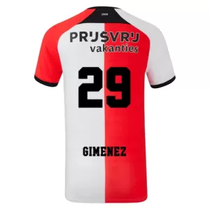 Feyenoord Rotterdam Santiago Gimenez 29 Hjemmetrøye 2024/2025 Feyenoord Rotterdam Santiago Gimenez 29 Hjemmetrøye 2024/2025