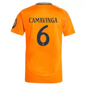Real Madrid Eduardo Camavinga 6 Bortetrøye 2024/2025 Real Madrid Eduardo Camavinga 6 Bortetrøye 2024/2025