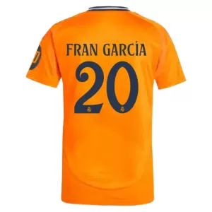 Real Madrid Fran Garcia 20 Bortetrøye 2024/2025 Real Madrid Fran Garcia 20 Bortetrøye 2024/2025