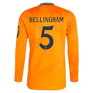 Real Madrid Jude Bellingham 5 Bortetrøye 2024/2025 Langermet Real Madrid Jude Bellingham 5 Bortetrøye 2024/2025 Langermet