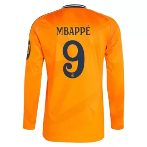 Real Madrid Kylian Mbappé 9 Bortetrøye 2024/2025 Langermet Real Madrid Kylian Mbappé 9 Bortetrøye 2024/2025 Langermet