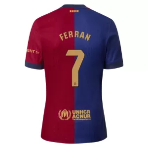 FC Barcelona Ferran Torres 7 Hjemmetrøye 2024/2025 FC Barcelona Ferran Torres 7 Hjemmetrøye 2024/2025