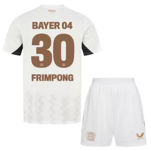 Bayer 04 Leverkusen Jeremie Frimpong 30 Bortetrøye Barn 2024/2025