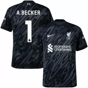 Liverpool Alisson Becker 1 Målvakt Trøye 2024/2025 Svart
