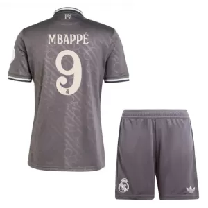 Real Madrid Kylian Mbappé 9 Tredjetrøye Barn 2024/2025 Real Madrid Kylian Mbappé 9 Tredjetrøye Barn 2024/2025
