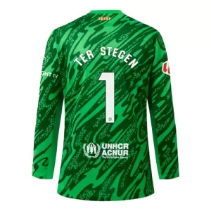 FC Barcelona Marc-André ter Stegen 1 Målvakt Hjemmetrøye 2024/2025 Langermet FC Barcelona Marc-André ter Stegen 1 Målvakt Hjemmetrøye 2024/2025 Langermet