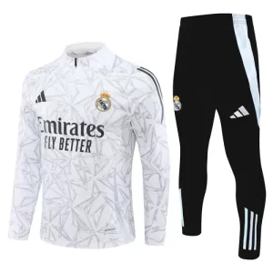 Real Madrid Trenings Collegegenser Set 2024/2025 Hvit Real Madrid Trenings Collegegenser Set 2024/2025 Hvit