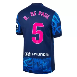 Atlético Madrid Rodrigo de Paul 5 Tredjetrøye 2024/2025 Atlético Madrid Rodrigo de Paul 5 Tredjetrøye 2024/2025